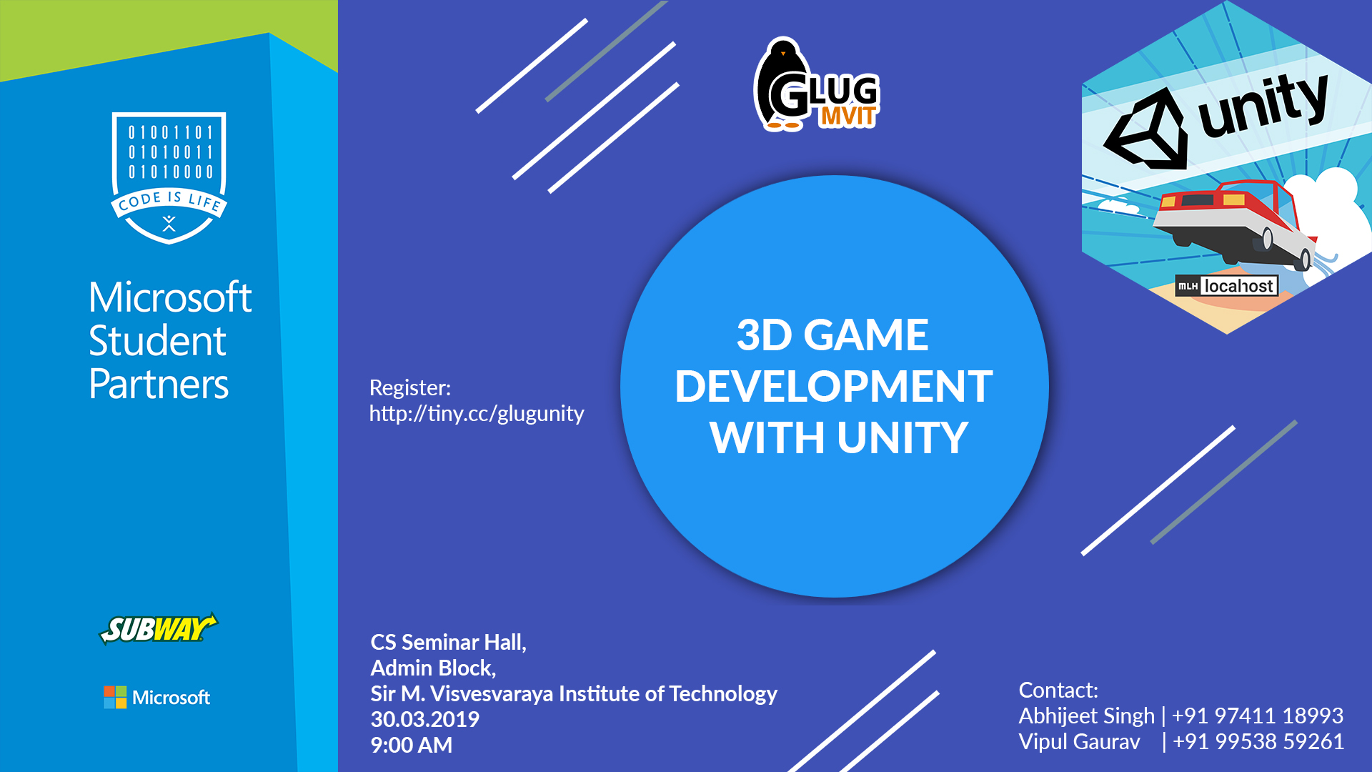 MLH Localhost: Game Development with Unity 3D